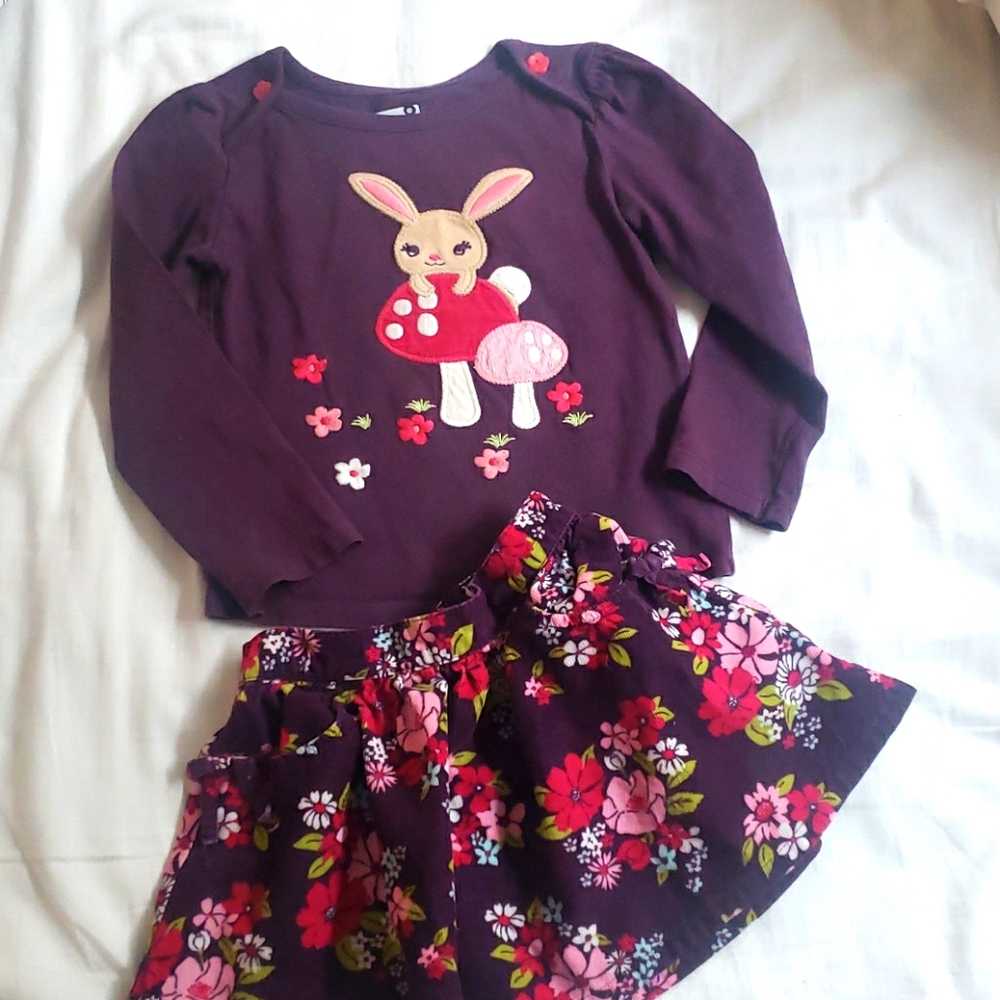 Multi-season bunny outfit, Crazy 8 Girls 3T